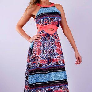 Xtaren Cut-Out Maxi Dress SZ S (Pre-Owned)